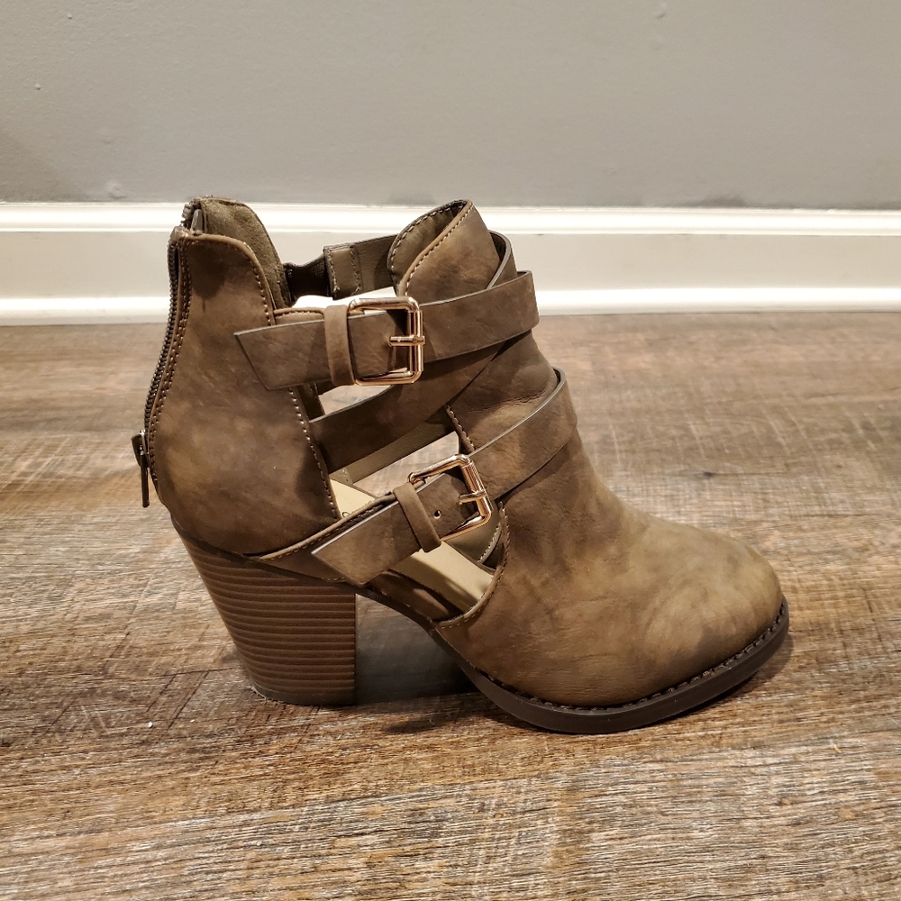 Taupe Ankle Boots